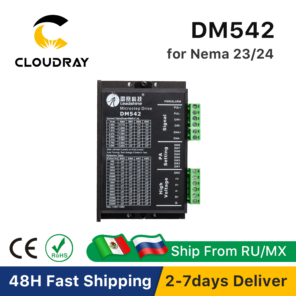 Stepper Driver Cnc - Leadshine DM542 2 Fase Stappenmotor Driver