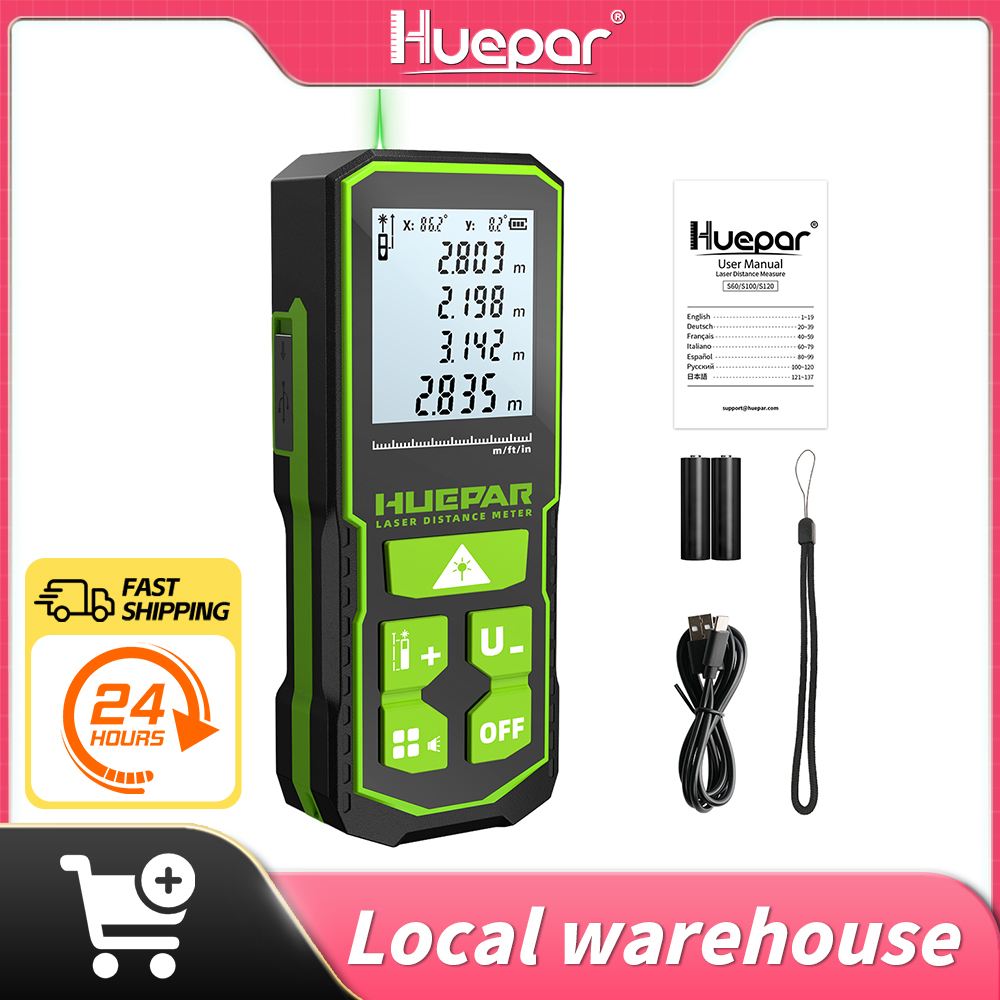 Industrial Laser Training - Huepar Laser-afstandsmeter Digitale Laser Afstandsmeter Maatregel