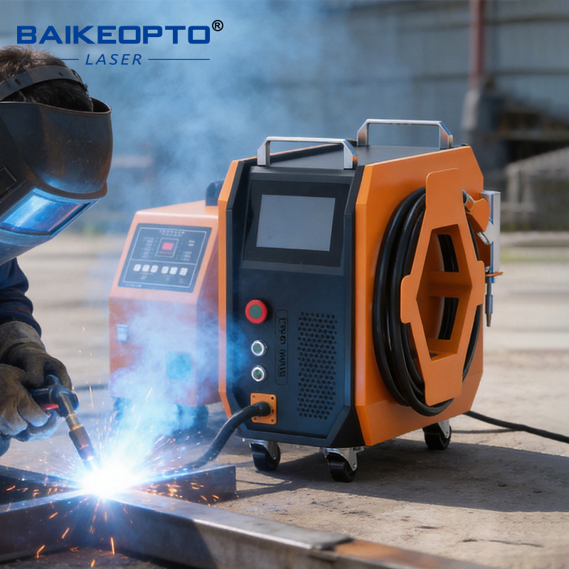 Portable Laser Rust Removal - Draagbare 5-in-1 luchtgekoelde handlaserlasser, snij-, reinigings-
