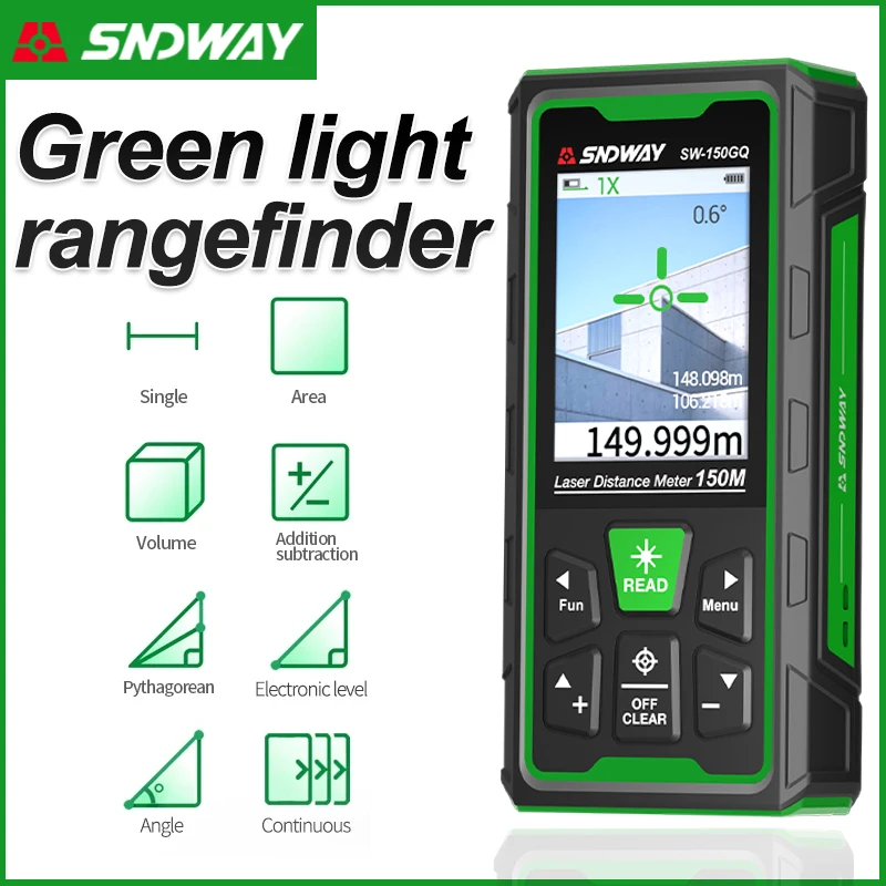 Industrial Laser Training - Groene Laser Afstandsmeter Digitale Afstandsmeter 150m