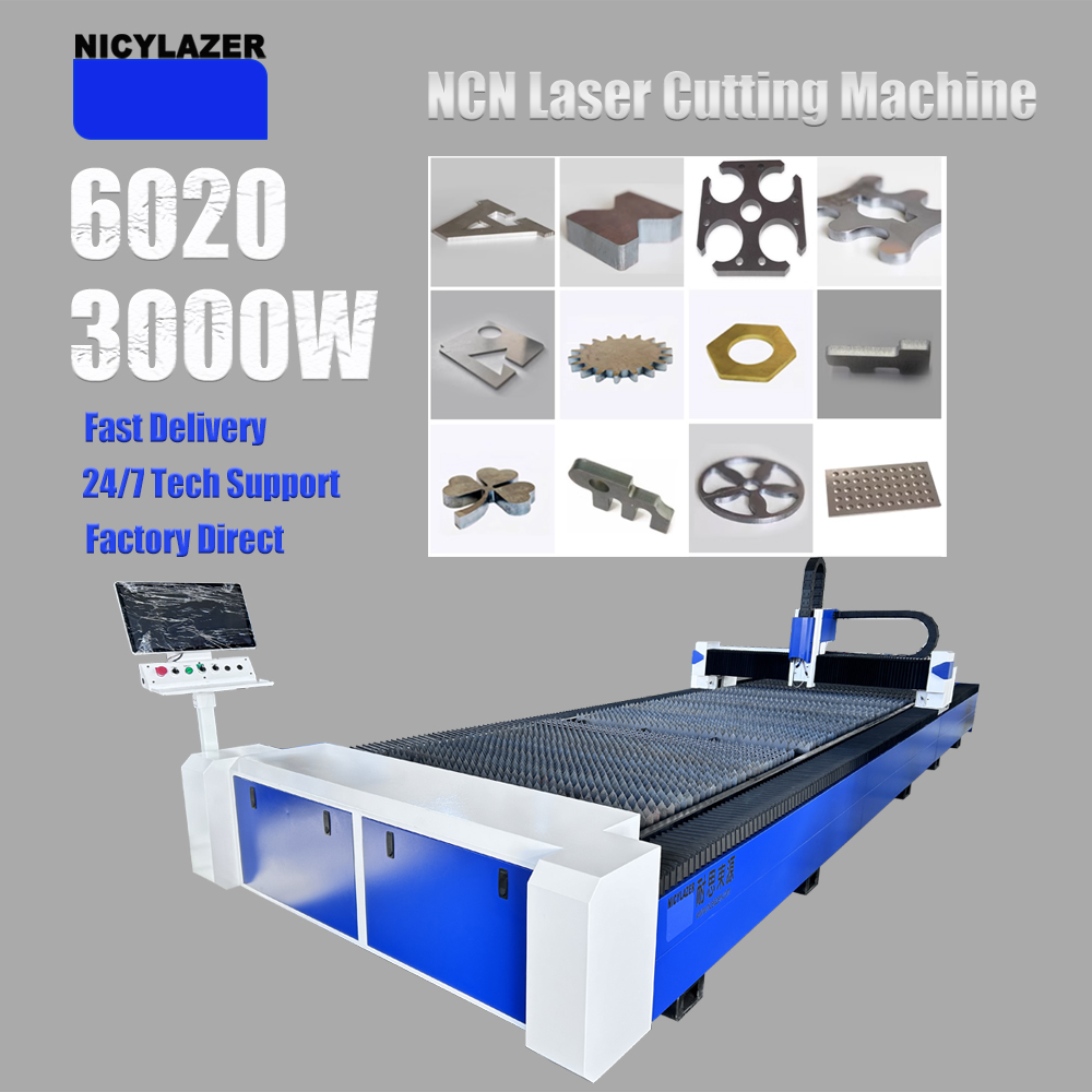 Industrial Laser Cutter For Metal - CNC 3000W 6020 Fiber Laser Snijmachine