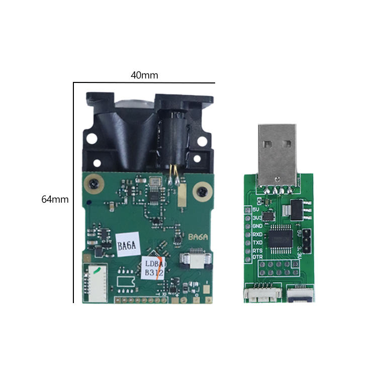 Industrial Laser Measuring Device - 20HZ Optische Sensor Chip Afstandsmeter 100m