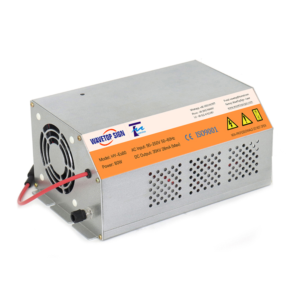 Co2 Laser Engraving Machine - 80-100W HY-Es80 Co2-laservoeding voor CO2-lasergraveermachine Es-serie