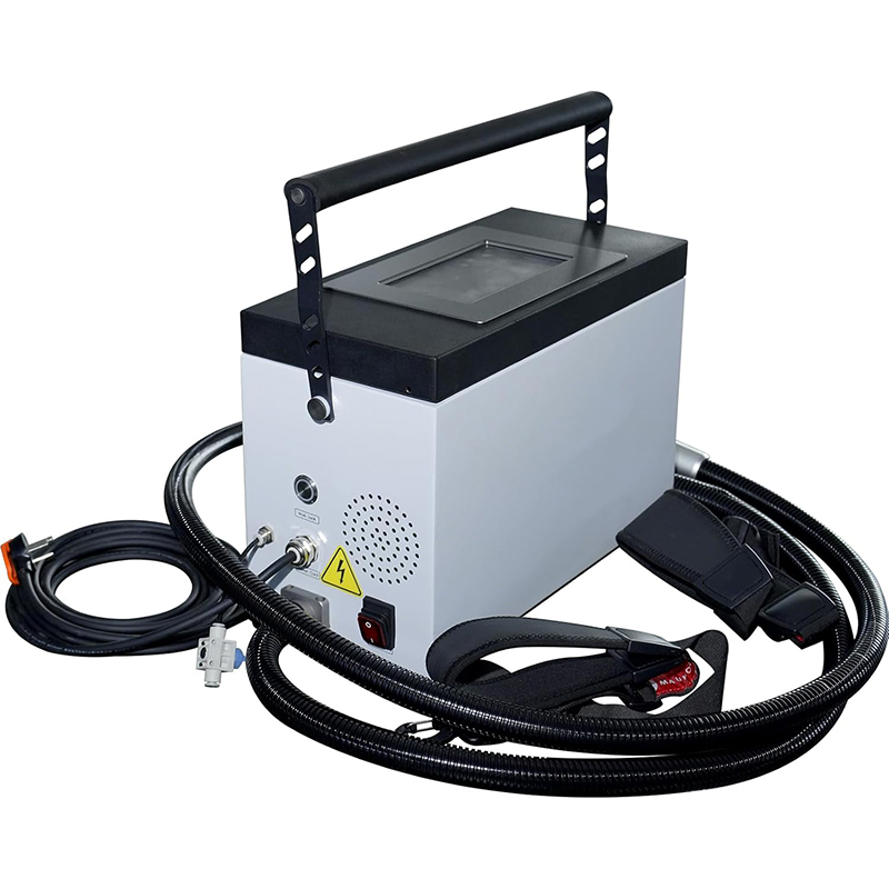 Portable Laser Rust Removal - 300W laserroestverwijdering Gepulseerde laserreinigingsmachine 110-220V Luchtgekoelde