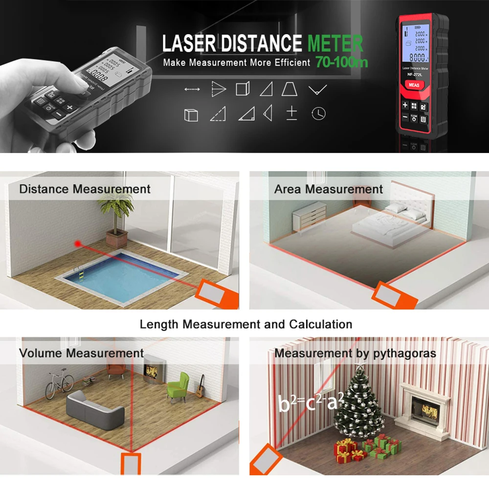 Noyafa NF-271 Laserafstandsmet - Industrial Laser Training recensie en prijs