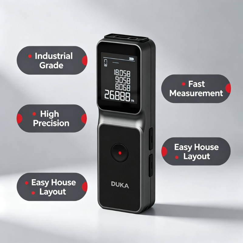 DUKA LSA Laser-afstandsmeter I - Industrial Laser Measuring Device recensie en prijs