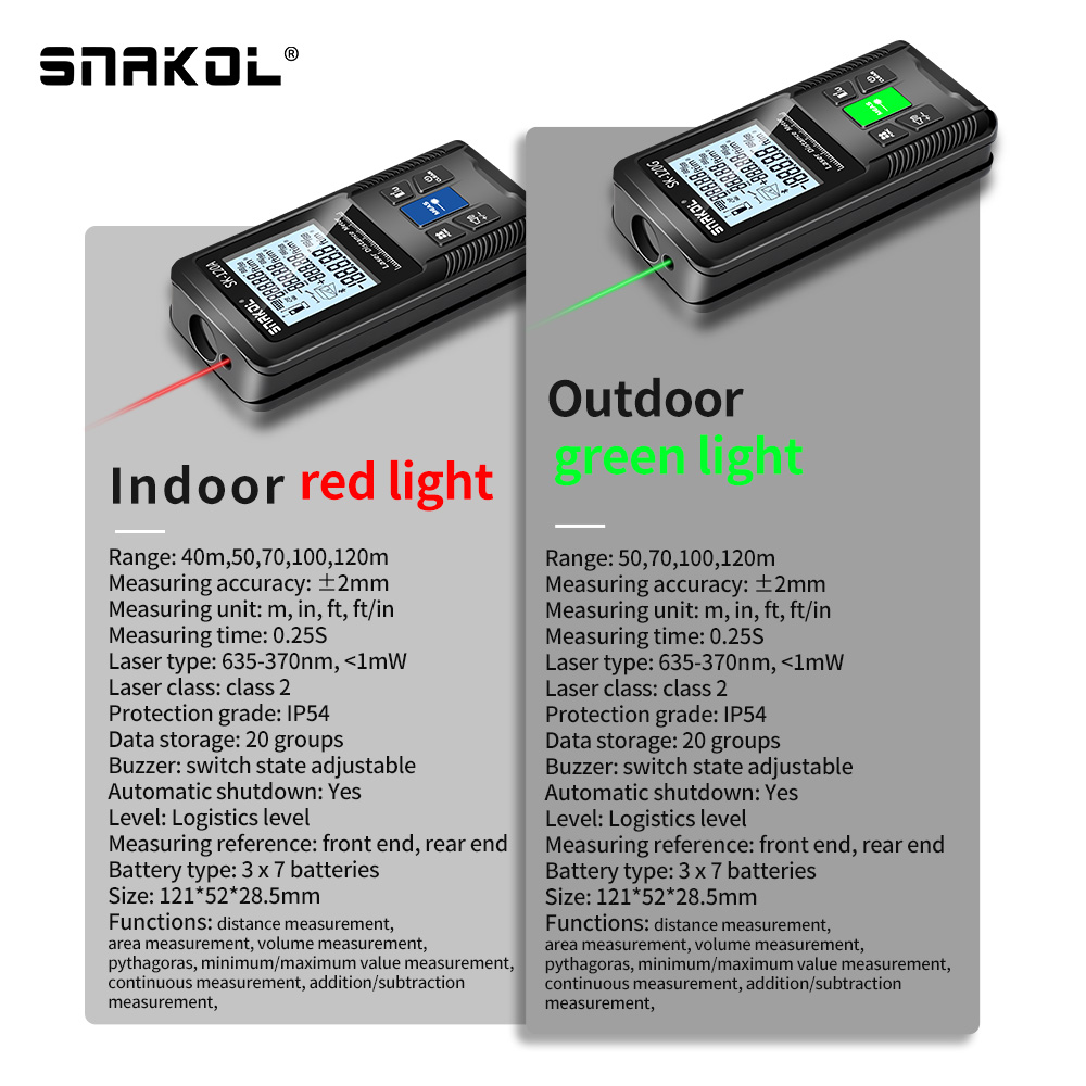 Snakol Laserafstandsmeter 40m  - Industrial Laser Training recensie en prijs