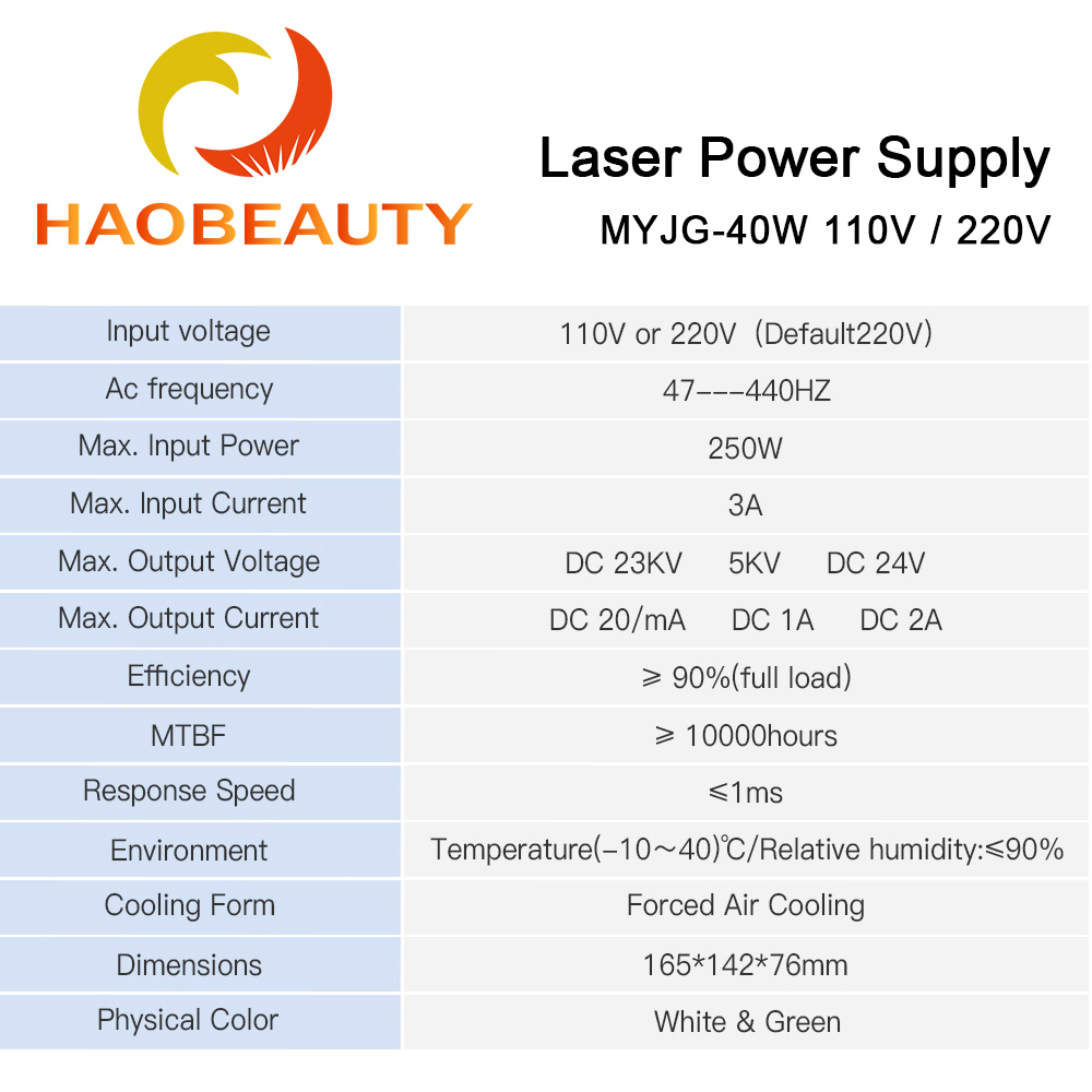 HAOBEAUTY MYJG-40 CO2 Laser Vo - Co2 Laser Engraving Machine recensie en prijs