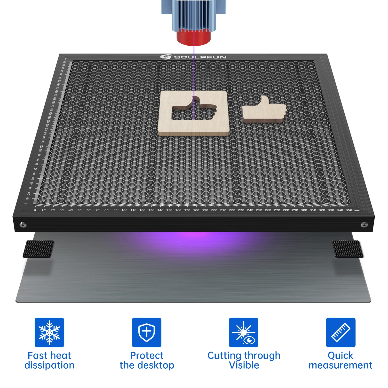 Lasergraveerder Werkbed Honing - Co2 Laser Engraving Machine recensie en prijs