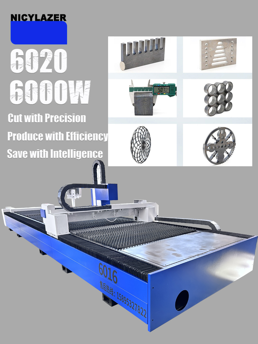CNC 6000W 6020 Fiberlaser snij - Industrial Laser Cutter For Metal recensie en prijs
