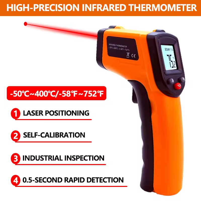 Handheld infraroodthermometer  - Industrial Use Of Laser recensie en prijs